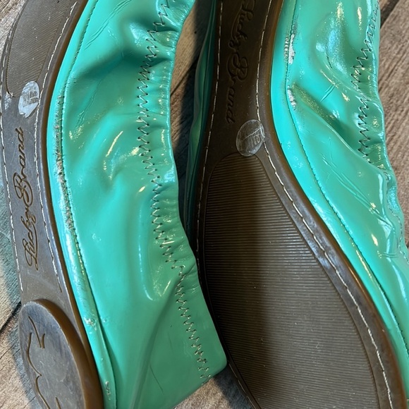 Lucky Brand Mint Green Flats Size 8 - Picture 4 of 7